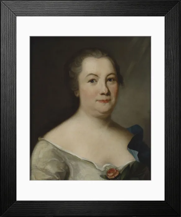 Framed Print : Portrait of the poet Hedvig Charlotta Nordenflycht (1718-1763) Framed Print : Portrait of the poet Hedvig Charlotta Nordenflycht (1718-1763)