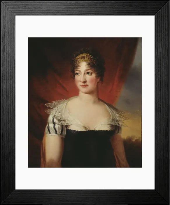 Framed Print : Hedvig Elisabeth Charlotte of Holstein-Gottorp (1759-1818), Queen of Sweden, 1814 Framed Print : Hedvig Elisabeth Charlotte of Holstein-Gottorp (1759-1818), Queen of Sweden, 1814