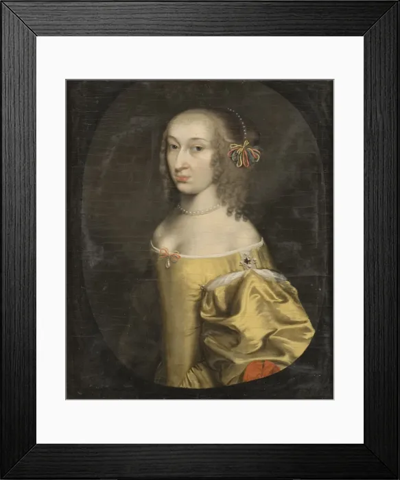 Framed Print : Portrait of Margravine Hedwig Sophie of Brandenburg (1623-1683), 1647 Framed Print : Portrait of Margravine Hedwig Sophie of Brandenburg (1623-1683), 1647