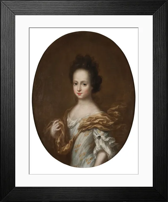 Framed Print : Portrait of Duchess Hedvig Sophia of Holstein-Gottorp (1681-1708), Queen of Sweden Framed Print : Portrait of Duchess Hedvig Sophia of Holstein-Gottorp (1681-1708), Queen of Sweden