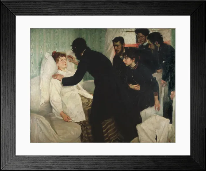 Framed Print : Hypnotic session, 1887 Framed Print : Hypnotic session, 1887