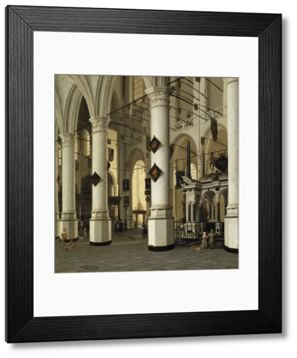 Framed Print : Interior of Nieuwe Kerk, Delft Framed Print : Interior of Nieuwe Kerk, Delft