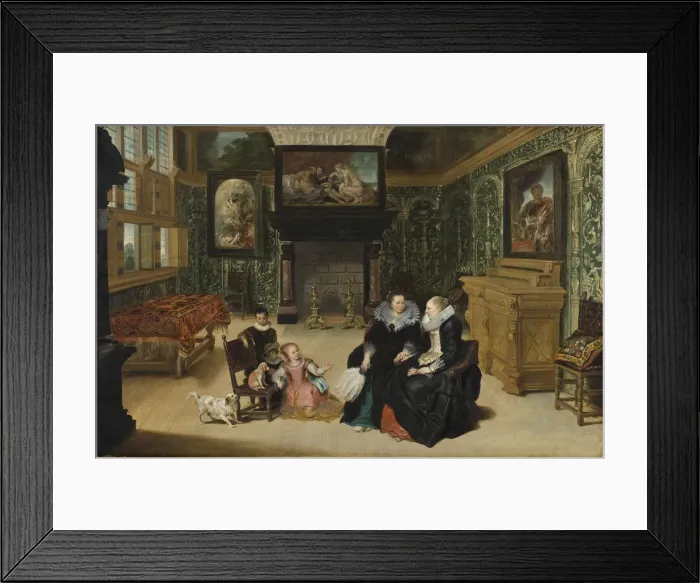 Framed Print : Interior, called Rubens salon Framed Print : Interior, called Rubens salon