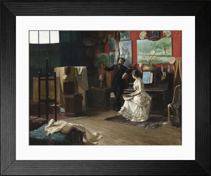 Framed Print : Intermezzo, 1883 Framed Print : Intermezzo, 1883