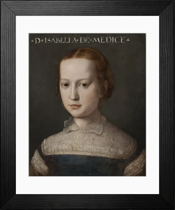 Framed Print : Portrait of Isabella de Medici (1542-1576) Framed Print : Portrait of Isabella de Medici (1542-1576)