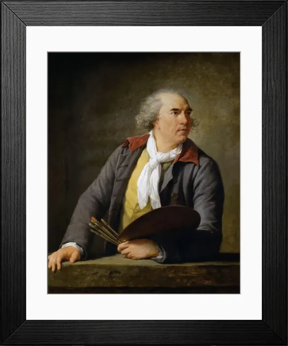 Framed Print : Portrait of Hubert Robert (1733-1808), 1788 Framed Print : Portrait of Hubert Robert (1733-1808), 1788