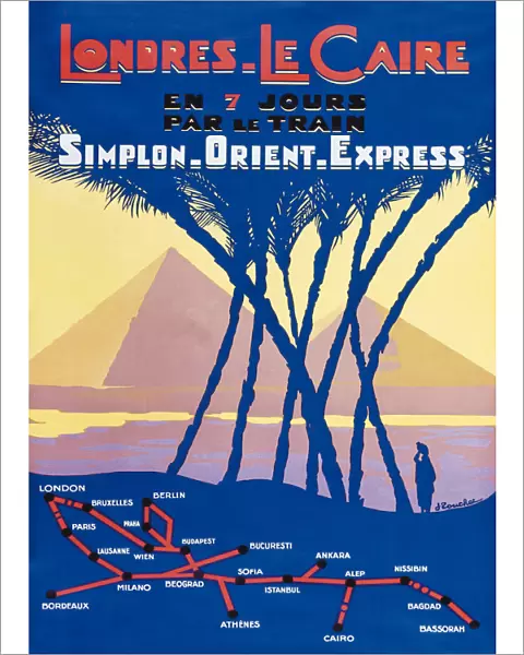 Simplon-Orient-Express, Londres-le Caire, c. 1930
