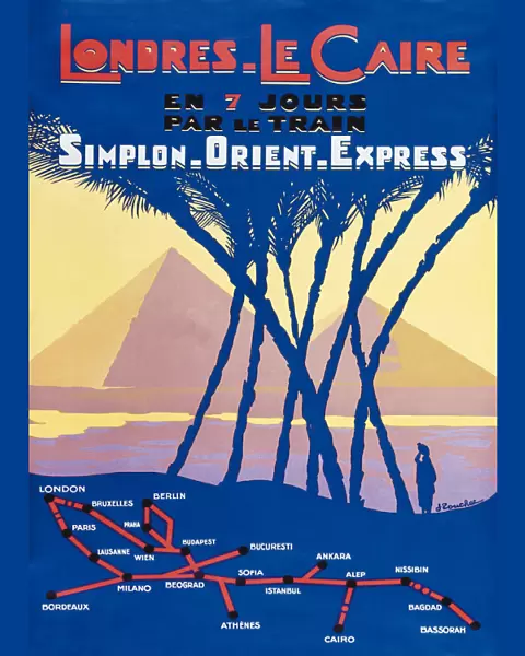 Simplon-Orient-Express, Londres-le Caire, c. 1930