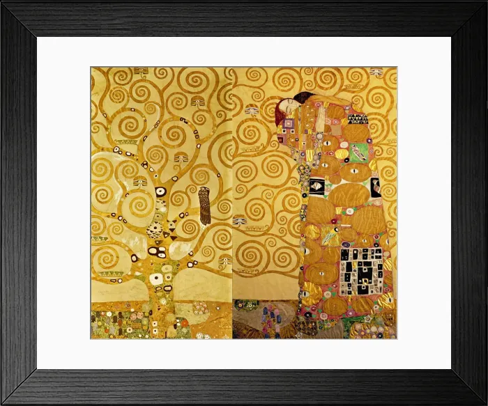 Framed Print : The Stoclet Frieze, Detail: Tree of Life, 1905-1909 Framed Print : The Stoclet Frieze, Detail: Tree of Life, 1905-1909