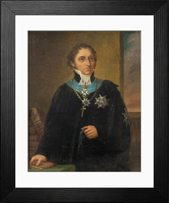 Framed Print : Portrait of Johan Olof Wallin (1779-1839) Framed Print : Portrait of Johan Olof Wallin (1779-1839)