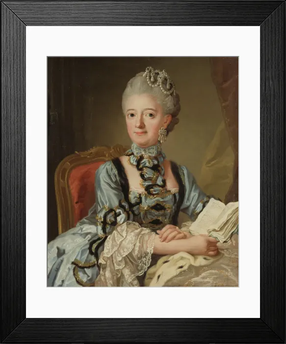 Framed Print : Portrait of Louisa Ulrika of Prussia (1720-1782), Queen of Sweden, 1768 Framed Print : Portrait of Louisa Ulrika of Prussia (1720-1782), Queen of Sweden, 1768