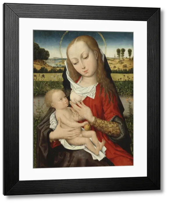 Framed Print : The Virgin suckling the Child Framed Print : The Virgin suckling the Child