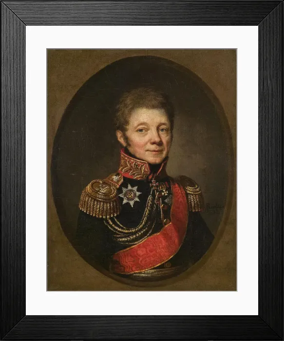 Framed Print : Portrait of Pavel Petrovich Ushakov (1779-1853), 1820s Framed Print : Portrait of Pavel Petrovich Ushakov (1779-1853), 1820s