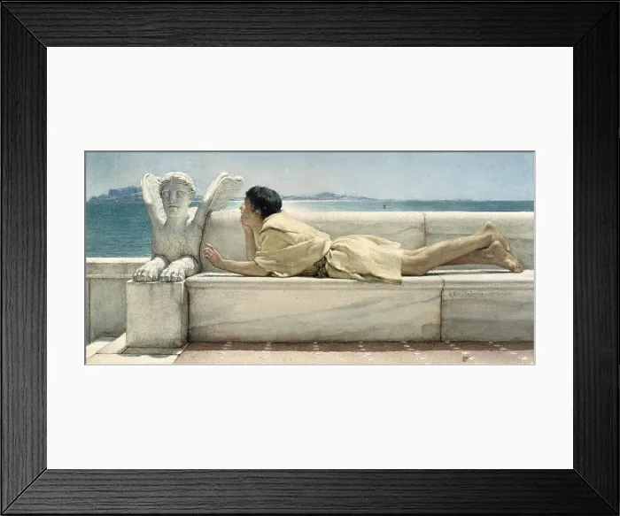 Framed Print : A silent counselor, 1878 Framed Print : A silent counselor, 1878