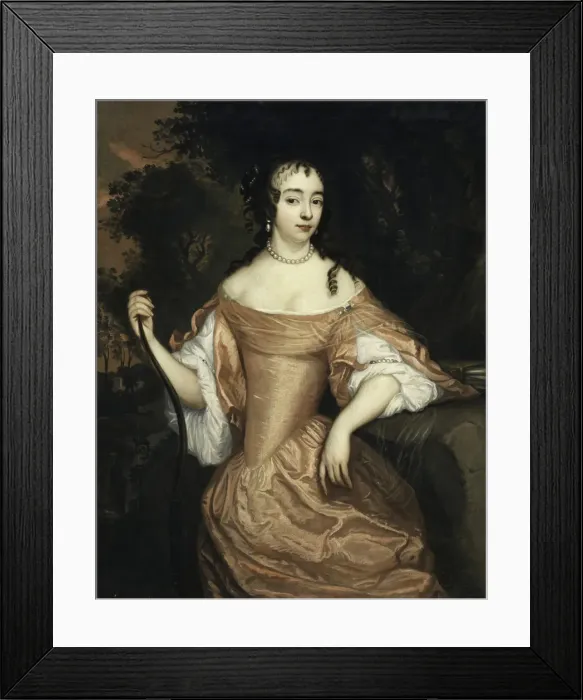 Framed Print : Portrait of Maria of Orange-Nassau (1642-1688), Countess of Simmern-Kaiserslautern, c. 1645 Framed Print : Portrait of Maria of Orange-Nassau (1642-1688), Countess of Simmern-Kaiserslautern, c. 1645