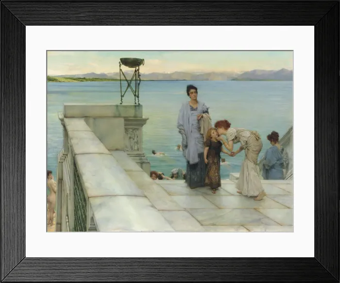 Framed Print : The Kiss, 1891 Framed Print : The Kiss, 1891