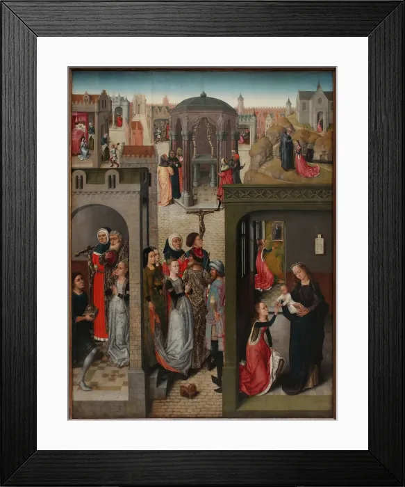 Framed Print : Scenes from the Life of Saint Catherine, Between 1475 and 1500 Framed Print : Scenes from the Life of Saint Catherine, Between 1475 and 1500