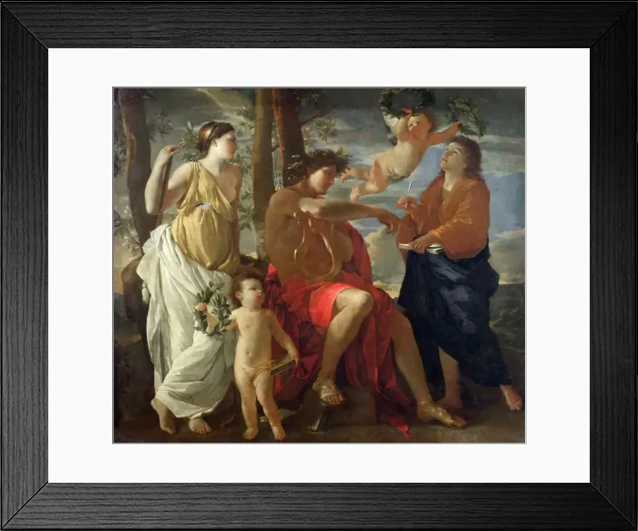 Framed Print : The Inspiration of the Poet, c. 1629-1630 Framed Print : The Inspiration of the Poet, c. 1629-1630