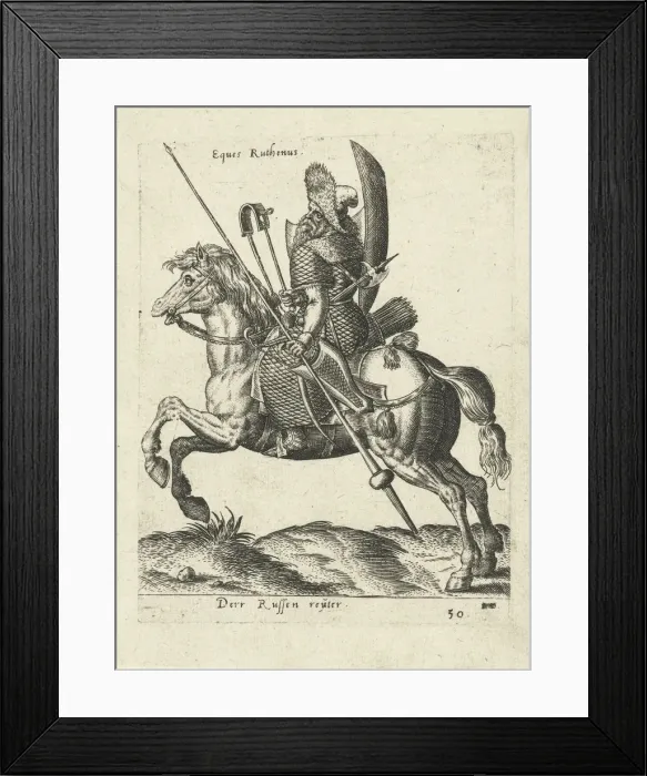 Framed Print : Russian Rider, 1577 Framed Print : Russian Rider, 1577