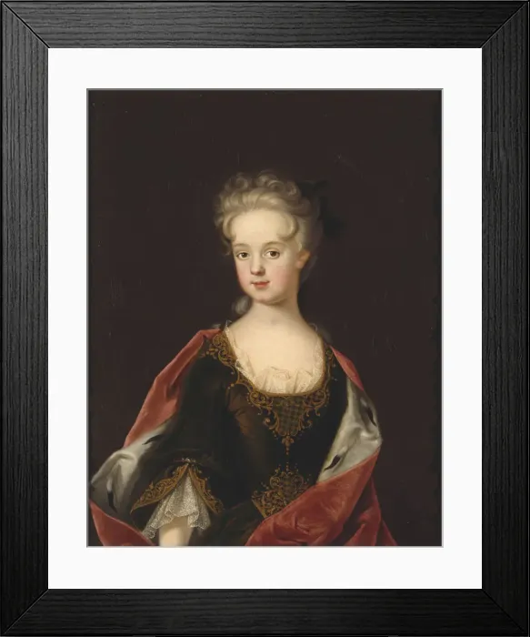 Framed Print : Portrait of Marie Leszczynska, Queen of France (1703-1768), 1712 Framed Print : Portrait of Marie Leszczynska, Queen of France (1703-1768), 1712