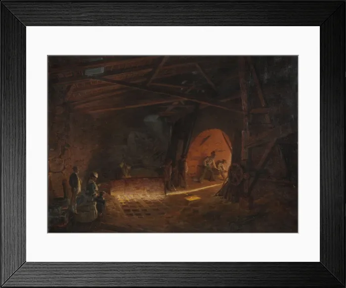 Framed Print : Ironworks, 1873 Framed Print : Ironworks, 1873