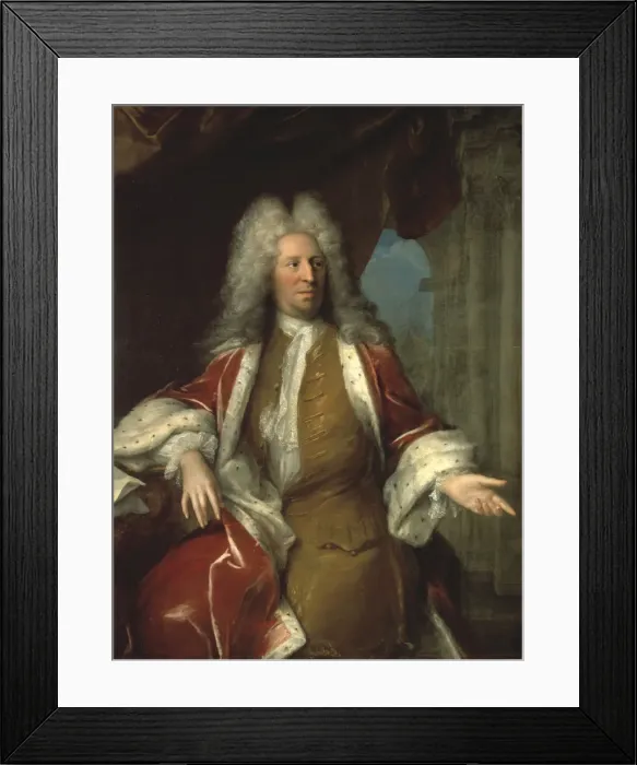 Framed Print : Count Nicodemus Tessin the Younger (1654-1728), 1723 Framed Print : Count Nicodemus Tessin the Younger (1654-1728), 1723