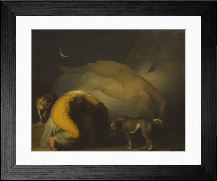 Framed Print : The Spirit of Culmin Appears to his Mother. From the Songs of Ossian, ca 1794 Framed Print : The Spirit of Culmin Appears to his Mother. From the Songs of Ossian, ca 1794