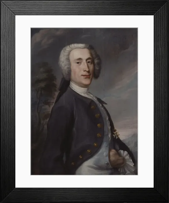 Framed Print : Portrait of Olof von Dalin (1708-1763) Framed Print : Portrait of Olof von Dalin (1708-1763)