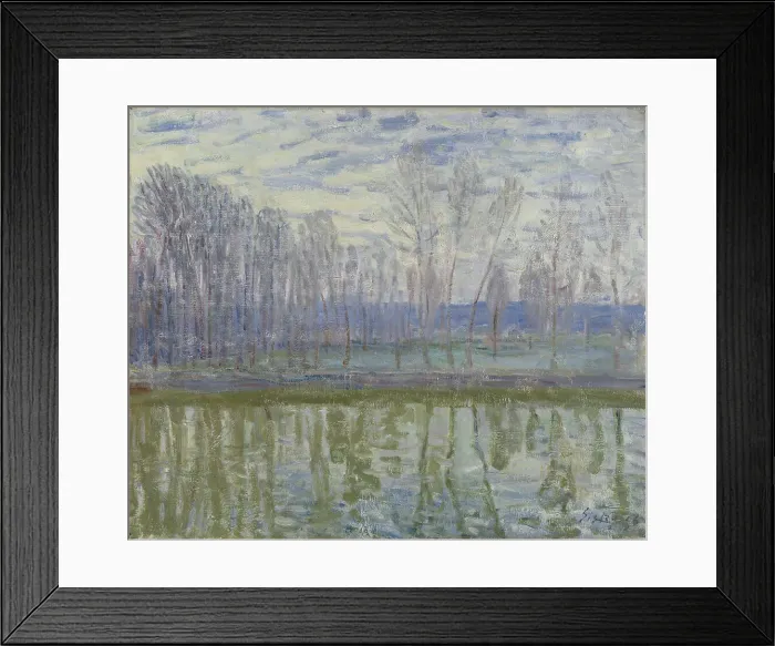 Framed Print : On the Shores of Loing, 1896 Framed Print : On the Shores of Loing, 1896