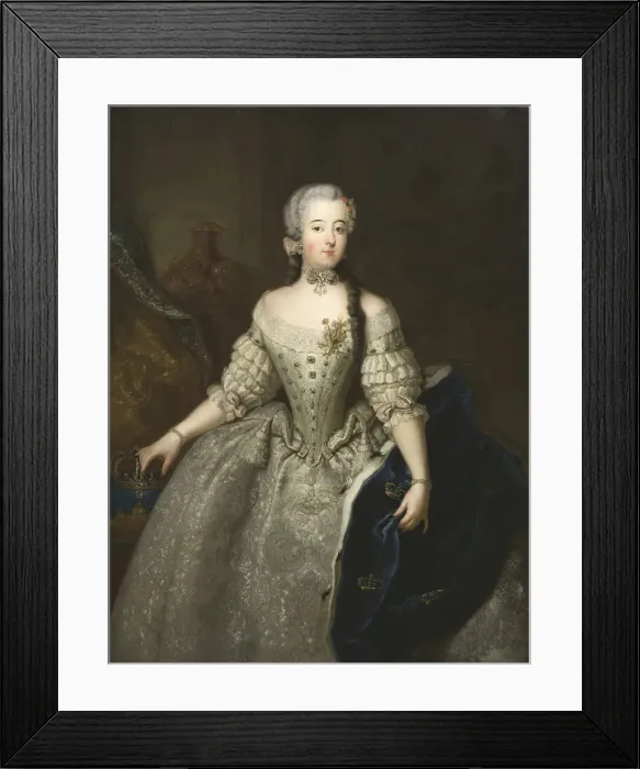 Framed Print : Portrait of Louisa Ulrika of Prussia (1720-1782), Queen of Sweden Framed Print : Portrait of Louisa Ulrika of Prussia (1720-1782), Queen of Sweden