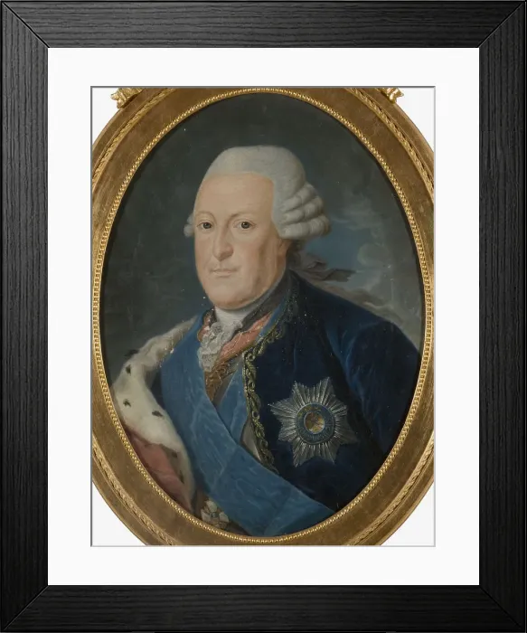 Framed Print : Portrait of Peter von Biron (1724-1800), Duke of Courland and Semigallia, Second Half of the 18th ce Framed Print : Portrait of Peter von Biron (1724-1800), Duke of Courland and Semigallia, Second Half of the 18th ce