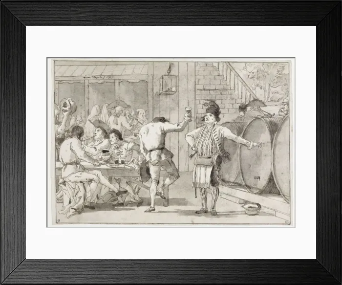 Framed Print : La Malvasia, 1791 Framed Print : La Malvasia, 1791