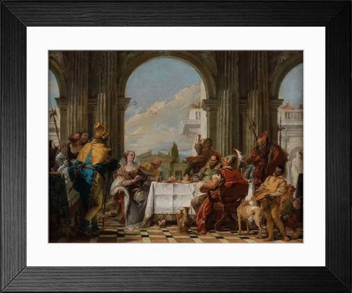 Framed Print : Cleopatras feast, ca 1742 Framed Print : Cleopatras feast, ca 1742