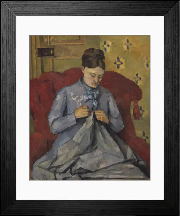 Framed Print : Portrait of the Artists Wife, 1877 Framed Print : Portrait of the Artists Wife, 1877