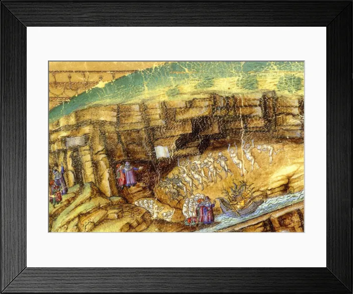 Framed Print : Inferno. (Abyss of Hell). Illustration to the Divine Comedy by Dante Alighieri (Detail), 1480-1490 Framed Print : Inferno. (Abyss of Hell). Illustration to the Divine Comedy by Dante Alighieri (Detail), 1480-1490