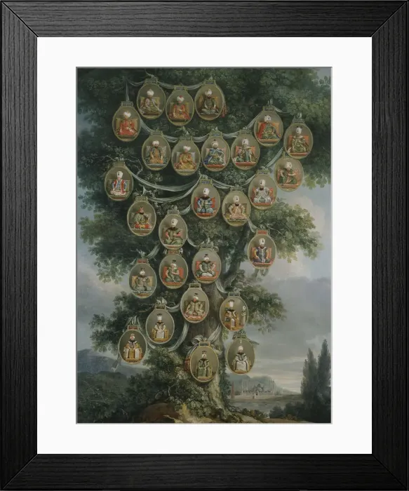 Framed Print : The Sultans of the Ottoman Empire Framed Print : The Sultans of the Ottoman Empire