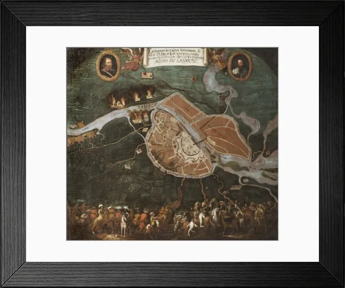Framed Print : The battle of Novgorod, 1611, 1698 Framed Print : The battle of Novgorod, 1611, 1698