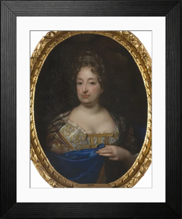 Framed Print : Portrait of Sophia Charlotte of Hanover (1668-1705), Queen in Prussia Framed Print : Portrait of Sophia Charlotte of Hanover (1668-1705), Queen in Prussia