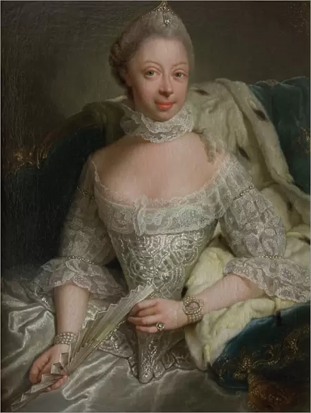 Portrait of Princess Charlotte of Mecklenburg-Strelitz (1744-1818), Queen of Great Britain, 1762