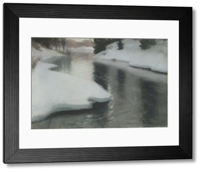 Framed Print : Spring Thaw, 1887 Framed Print : Spring Thaw, 1887