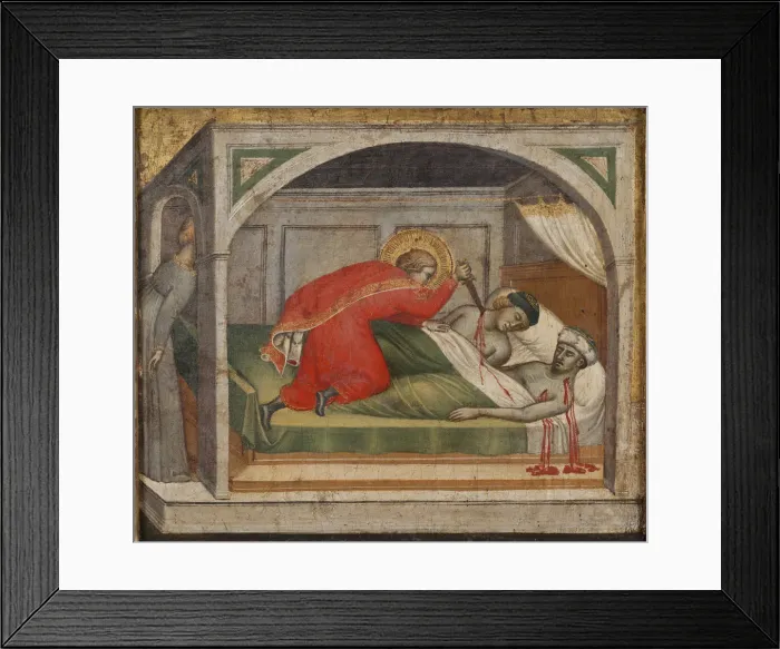 Framed Print : Saint Julian Having Killed His Parents Framed Print : Saint Julian Having Killed His Parents