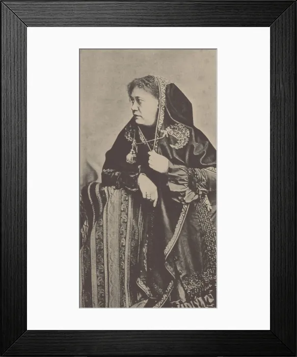 Framed Print : Helena Blavatsky (1831-1891), c. 1875 Framed Print : Helena Blavatsky (1831-1891), c. 1875