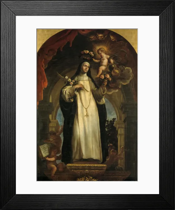Framed Print : Saint Rose of Lima, 1683 Framed Print : Saint Rose of Lima, 1683