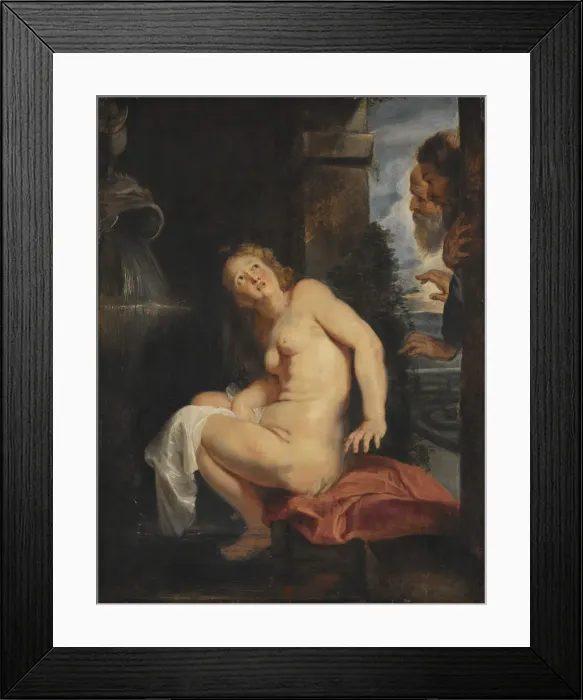 Framed Print : Susanna and the Elders, 1614 Framed Print : Susanna and the Elders, 1614