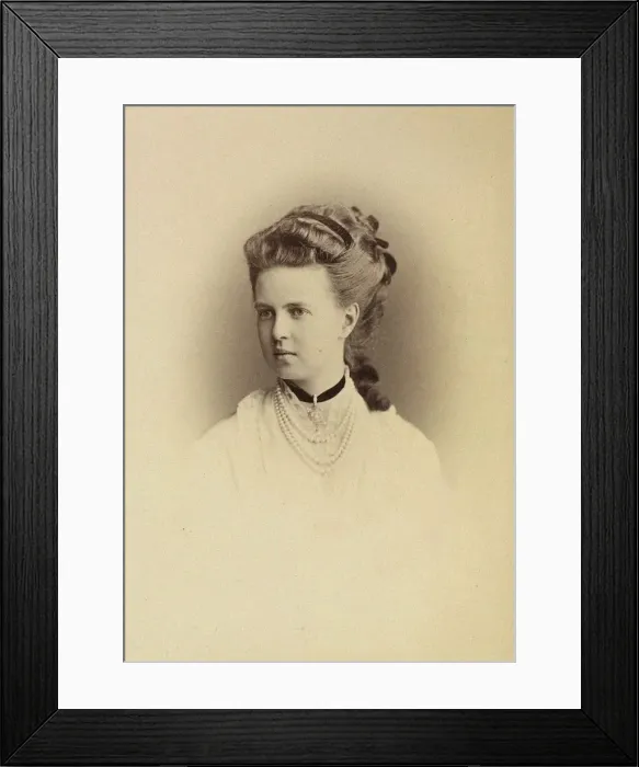 Framed Print : Portrait of Grand Duchess Maria Alexandrovna of Russia (1853-1920), Duchess of Saxe-Coburg and Gotha Framed Print : Portrait of Grand Duchess Maria Alexandrovna of Russia (1853-1920), Duchess of Saxe-Coburg and Gotha