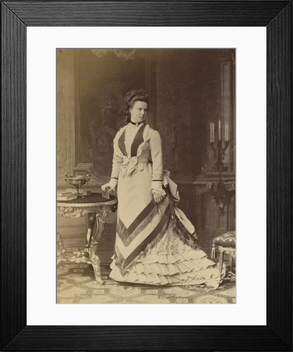 Framed Print : Portrait of Grand Duchess Maria Alexandrovna of Russia (1853-1920), Duchess of Saxe-Coburg and Gotha Framed Print : Portrait of Grand Duchess Maria Alexandrovna of Russia (1853-1920), Duchess of Saxe-Coburg and Gotha