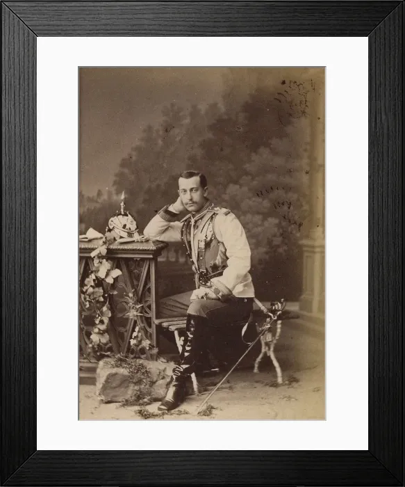Framed Print : Portrait of Grand Duke Sergei Maximilianovich of Leuchtenberg (1849-1877), 1873 Framed Print : Portrait of Grand Duke Sergei Maximilianovich of Leuchtenberg (1849-1877), 1873