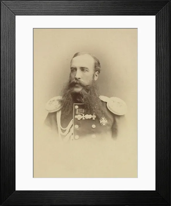 Framed Print : Portrait of Prince Nikolai Sergeevich Dolgorukov (1840-1913), c. 1880 Framed Print : Portrait of Prince Nikolai Sergeevich Dolgorukov (1840-1913), c. 1880