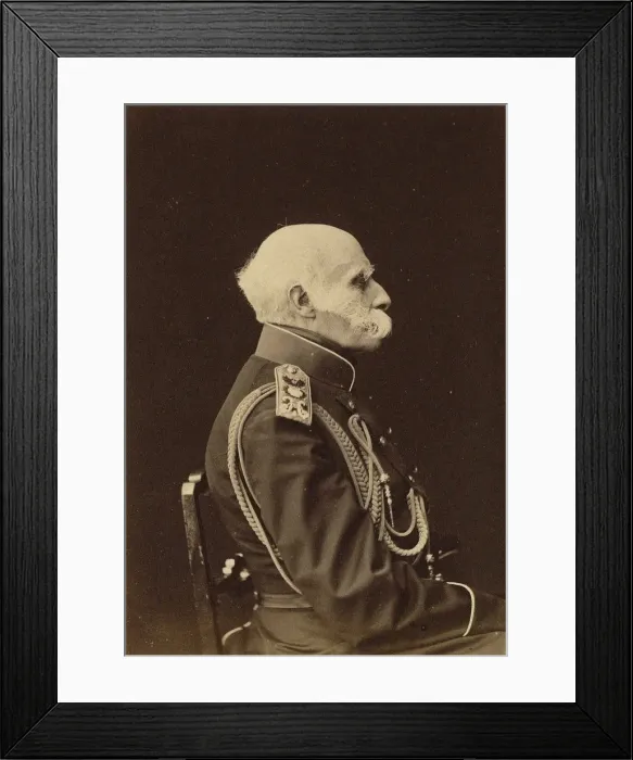 Framed Print : Portrait of Count Fyodor Petrovich Litke (1797-1882), 1874 Framed Print : Portrait of Count Fyodor Petrovich Litke (1797-1882), 1874