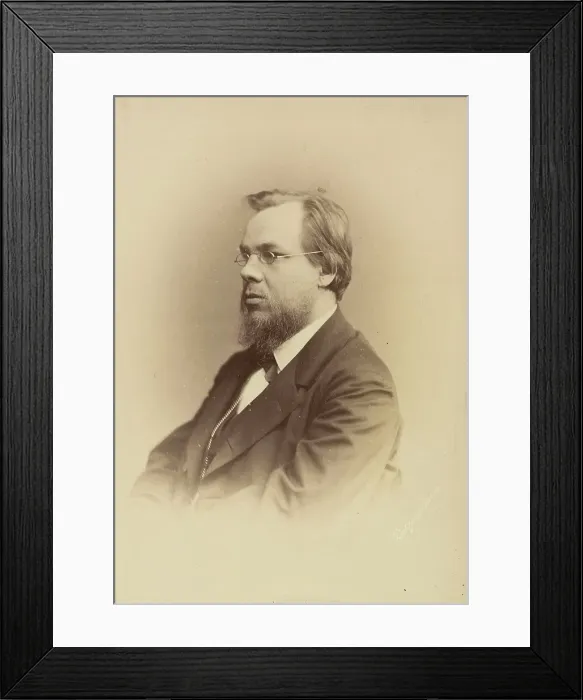 Framed Print : Portrait of Doctor Sergey Petrovich Botkin (1832-1889), c. 1874 Framed Print : Portrait of Doctor Sergey Petrovich Botkin (1832-1889), c. 1874